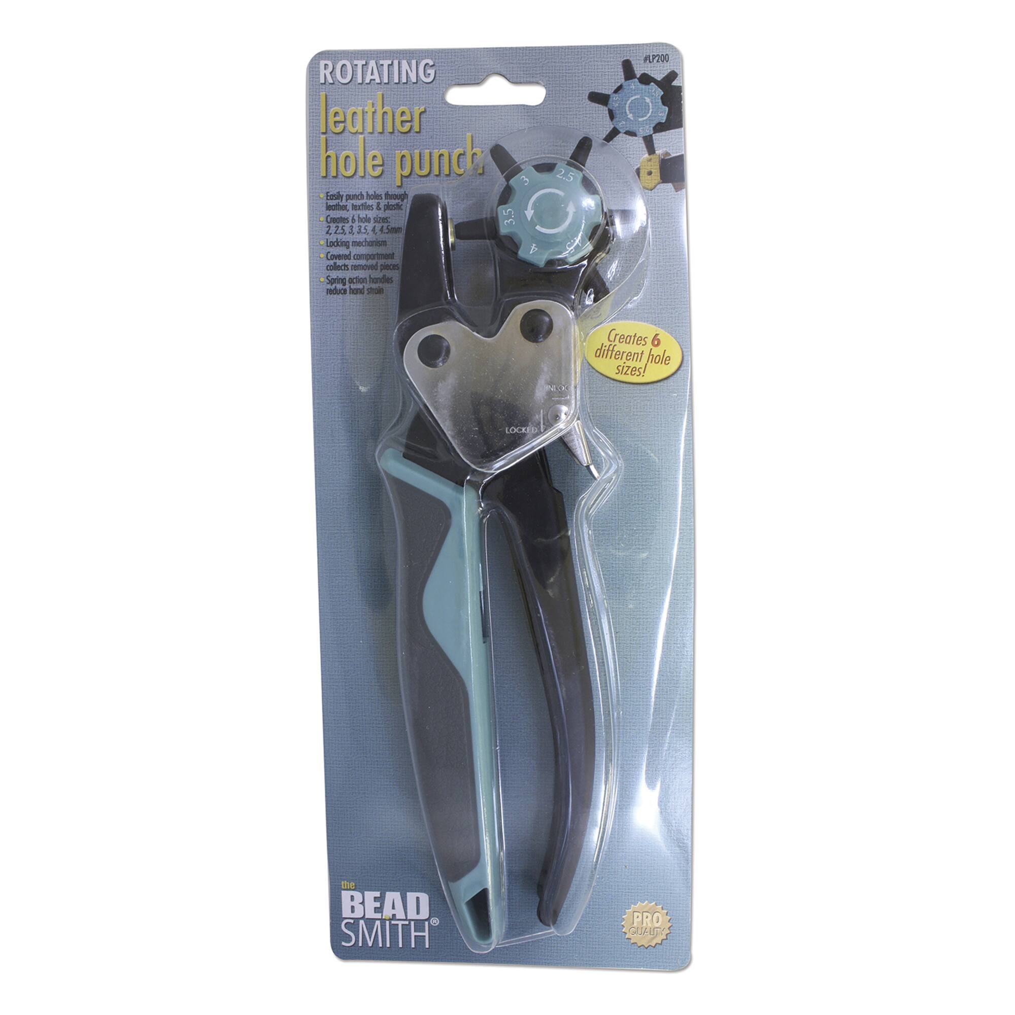 The Beadsmith® Rotating Leather Hole Punch
